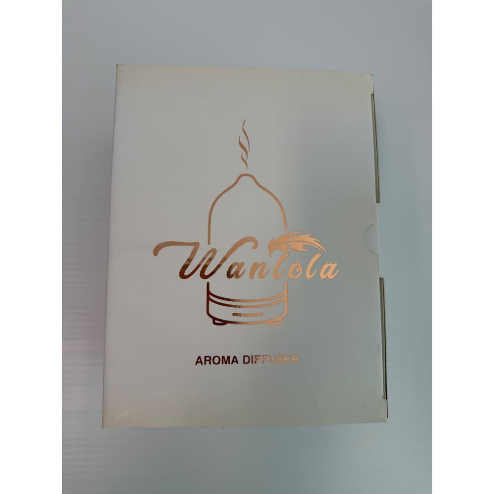 Wantola Aroma Ultrasonic Diffuser Black Aromatherapy Essential Oil Humidifier